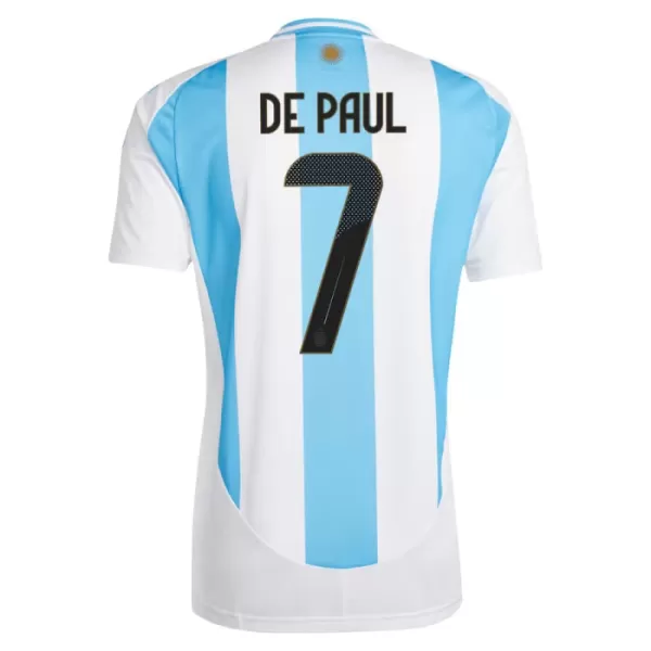 Argentina Rodrigo de Paul 7 Hjemmebanetrøje 2024