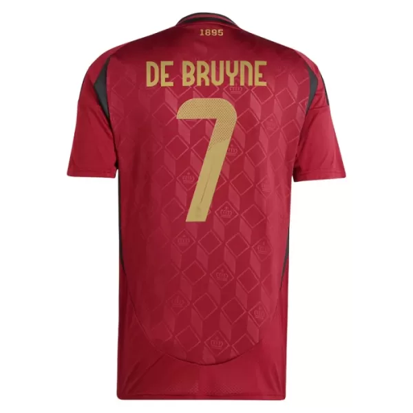 Belgien Kevin De Bruyne 7 Hjemmebanetrøje EM 2024