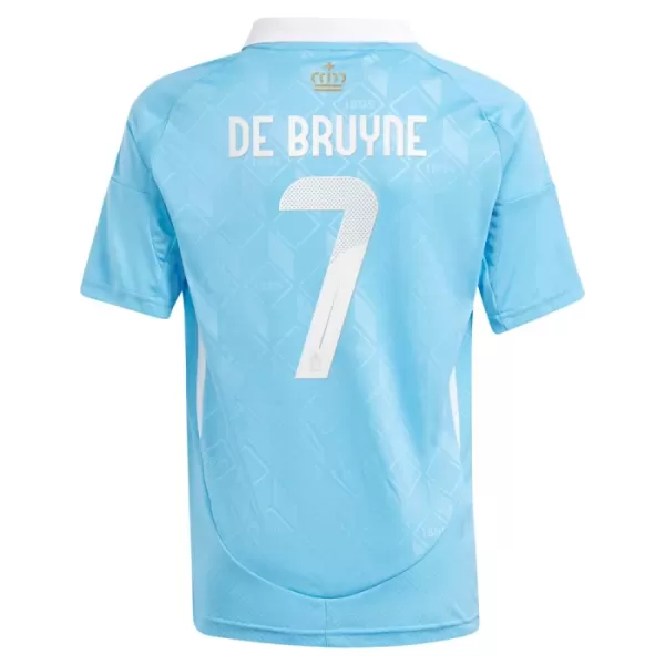 Belgien Kevin De Bruyne 7 Udebanetrøje Barn EM 2024