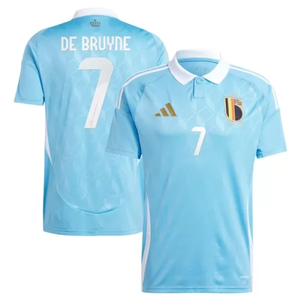 Belgien Kevin De Bruyne 7 Udebanetrøje EM 2024