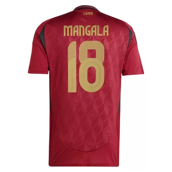 Belgien Mangala 18 Hjemmebanetrøje EM 2024