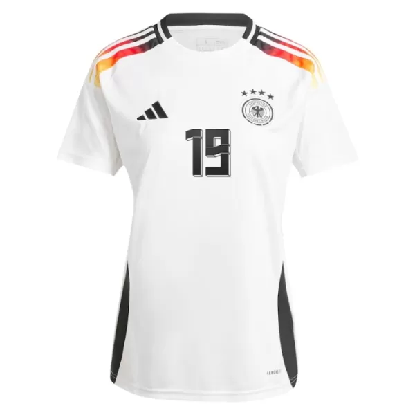 Tyskland Leroy Sané 19 Hjemmebanetrøje Kvinde EM 2024