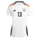 Tyskland Thomas Müller 13 Hjemmebanetrøje Kvinde EM 2024