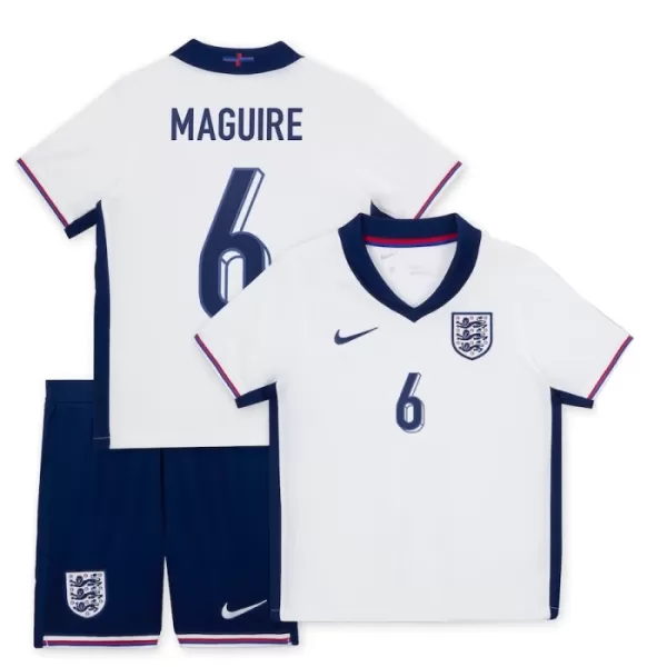 England Maguire 6 Hjemmebanetrøje Barn EM 2024