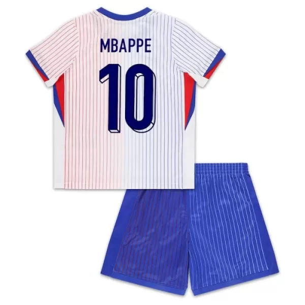 Frankrig Kylian Mbappé 10 Udebanetrøje Barn EM 2024