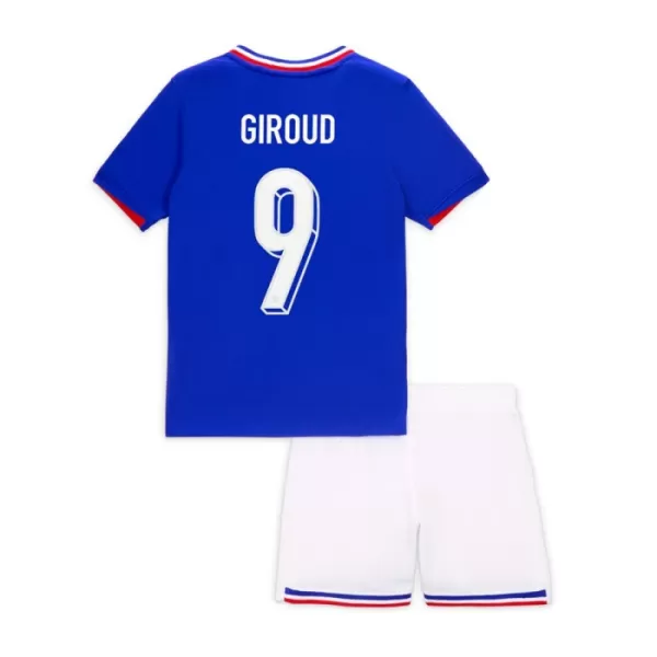 Frankrig Olivier Giroud 9 Hjemmebanetrøje Barn EM 2024