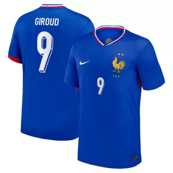 Frankrig Olivier Giroud 9 Hjemmebanetrøje EM 2024