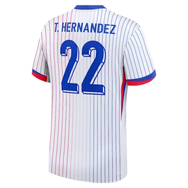 Frankrig T. Hernandez 22 Udebanetrøje EM 2024