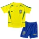 Brasilien Hjemmebanetrøje Barn Retro 2002-03