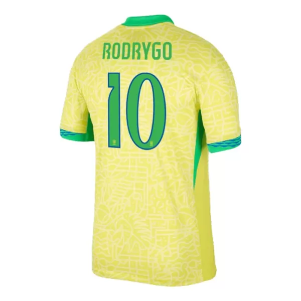 Brasilien Rodrygo Goes 10 Hjemmebanetrøje 2024