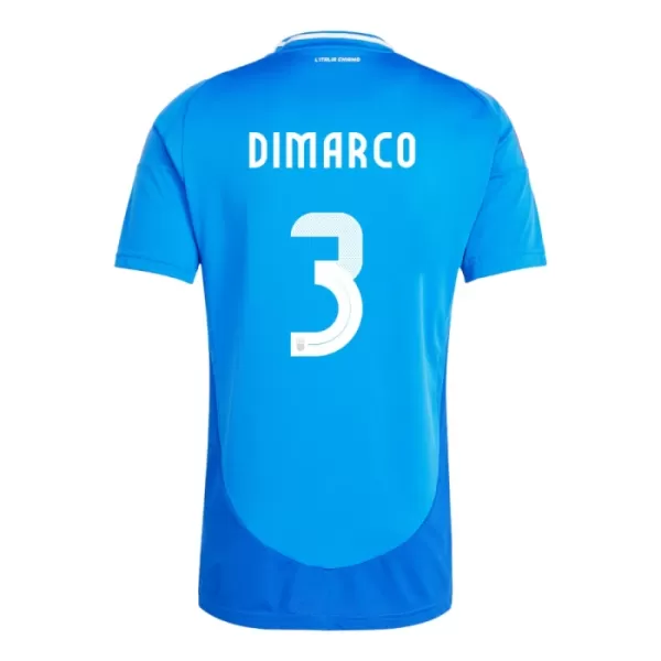 Italien Federico Dimarco 3 Hjemmebanetrøje EM 2024