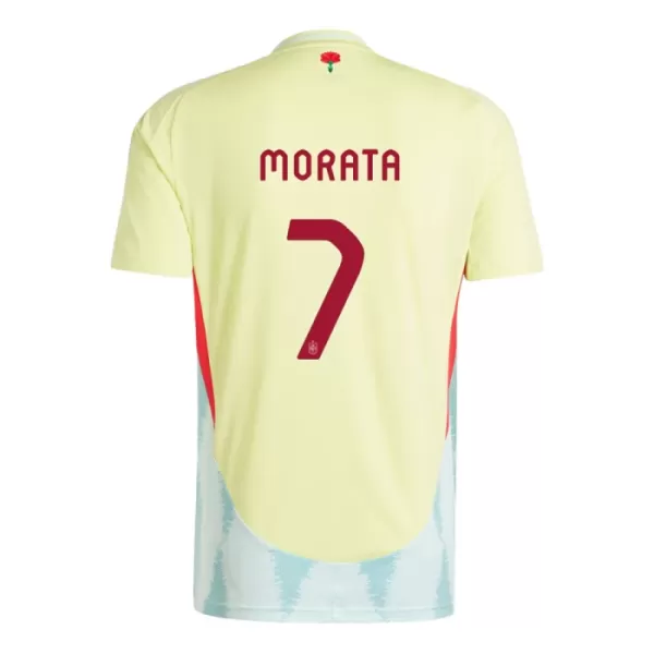 Spanien Alvaro Morata 7 Udebanetrøje EM 2024