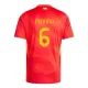 Spanien Mikel Merino 6 Hjemmebanetrøje EM 2024