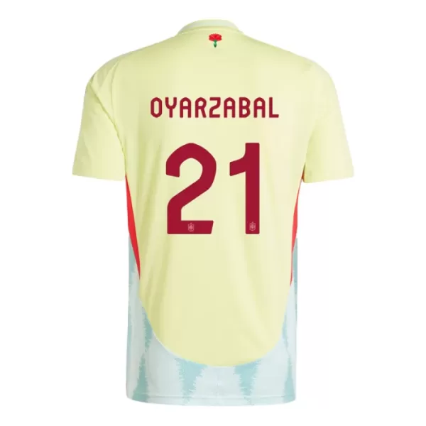 Spanien Mikel Oyarzabal 21 Udebanetrøje EM 2024