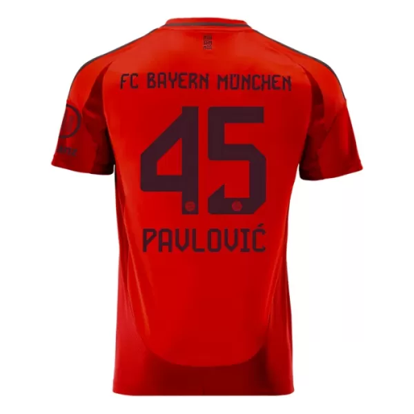 FC Bayern München Aleksandar Pavlovic 45 Hjemmebanetrøje 24/25