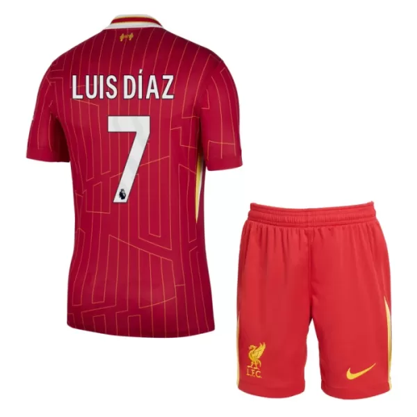 Liverpool Luis Díaz 7 Hjemmebanetrøje Barn 24/25