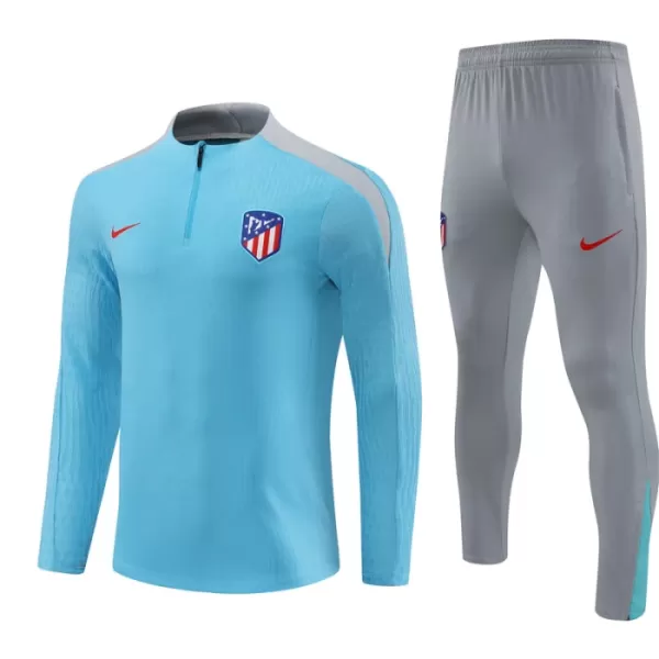 Atlético Madrid Trænings sweatshirt sæt 24/25 Blå