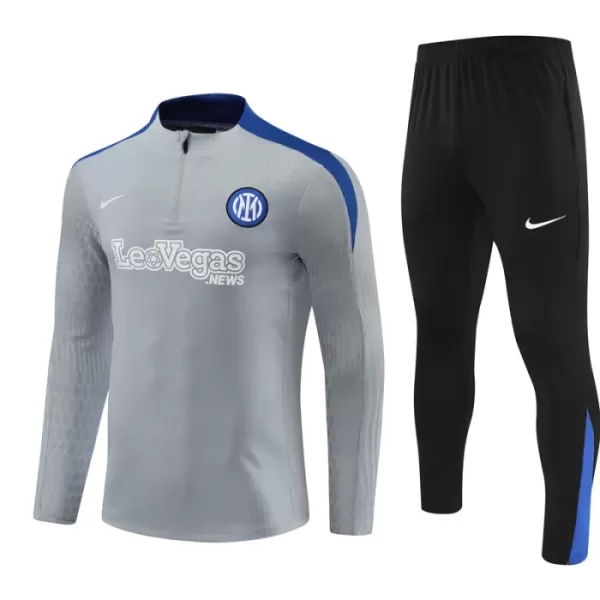 Inter Milan Trænings sweatshirt sæt 24/25 Grå