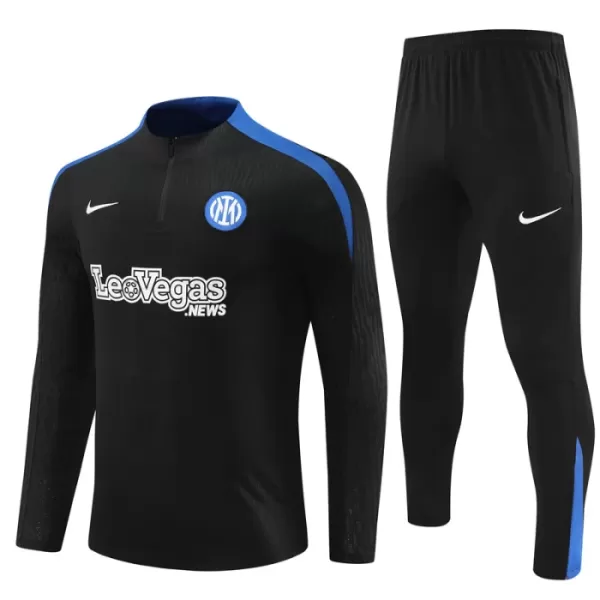 Inter Milan Trænings sweatshirt sæt 24/25 Sort