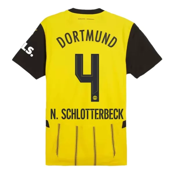 Borussia Dortmund N. Schlotterbeck 4 Hjemmebanetrøje 24/25