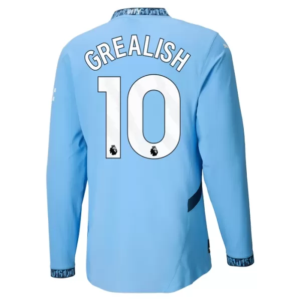 Manchester City Jack Grealish 10 Hjemmebanetrøje 24/25 Langærmet