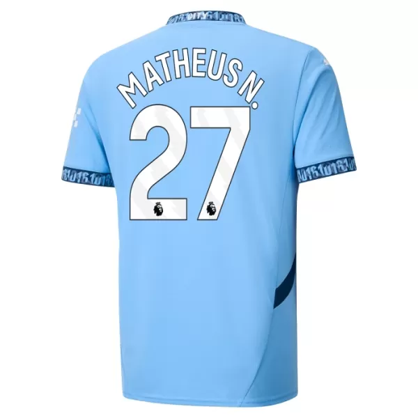 Manchester City Matheus Nunes 27 Hjemmebanetrøje 24/25