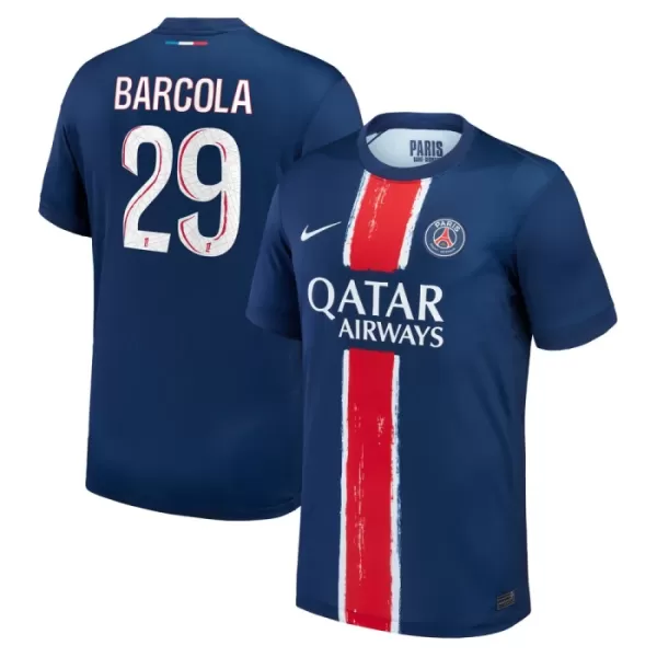 Paris Saint-Germain Bradley Barcola 29 Hjemmebanetrøje 24/25