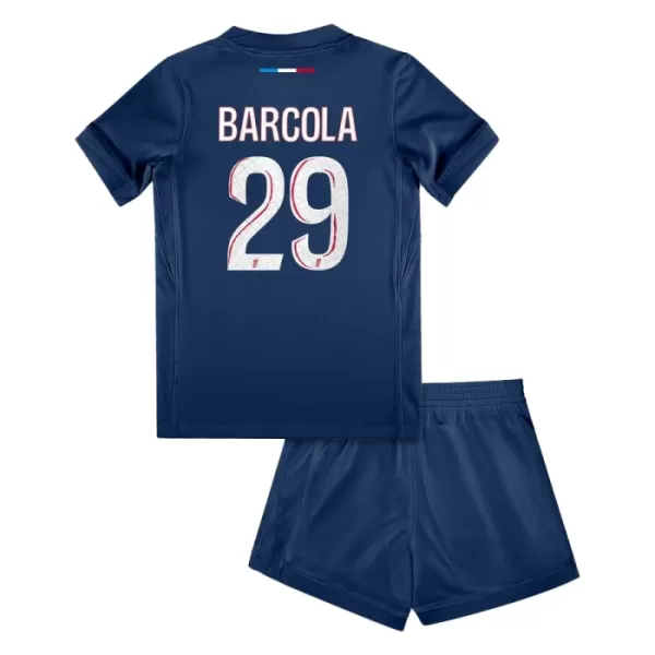 Paris Saint-Germain Bradley Barcola 29 Hjemmebanetrøje Barn 24/25