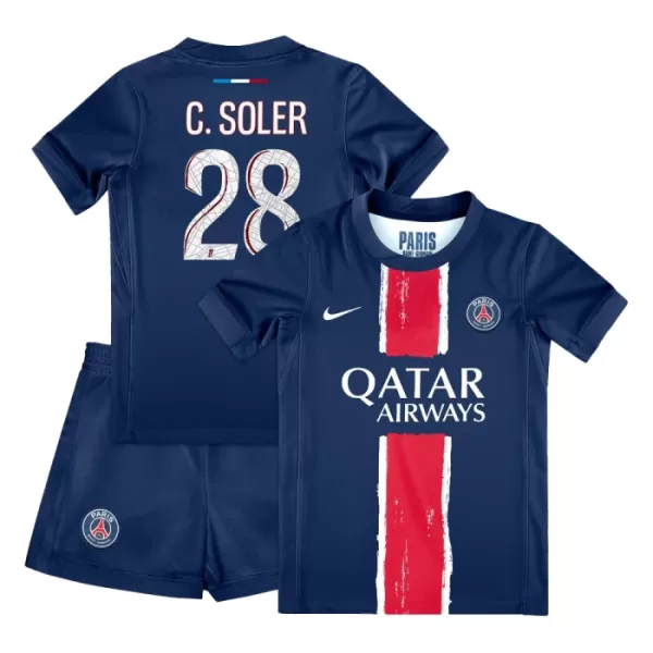 Paris Saint-Germain Carlos Soler 28 Hjemmebanetrøje Barn 24/25