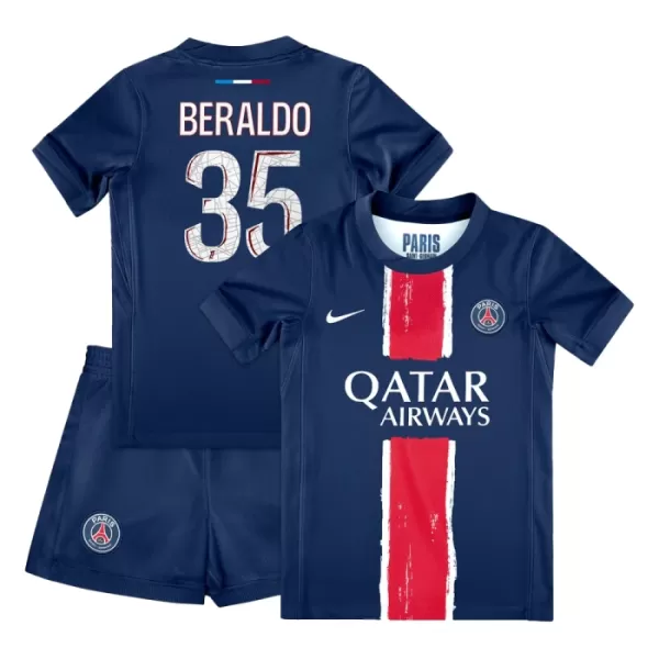 Paris Saint-Germain Lucas Beraldo 35 Hjemmebanetrøje Barn 24/25