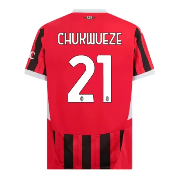 AC Milan Chukwueze 21 Hjemmebanetrøje Barn 24/25