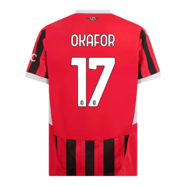 AC Milan Okafor 17 Hjemmebanetrøje Barn 24/25