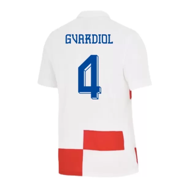 Kroatien Josko Gvardiol 4 Hjemmebanetrøje EM 2024
