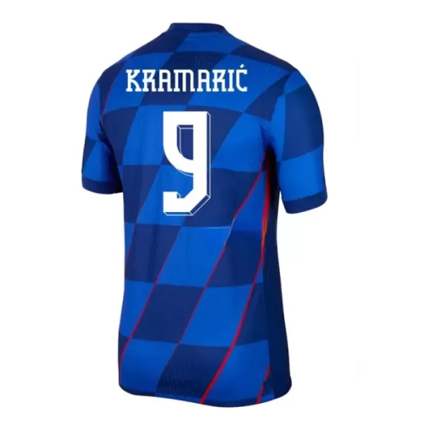 Kroatien Kramaric 9 Udebanetrøje Barn EM 2024