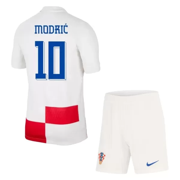 Kroatien Luka Modric 10 Hjemmebanetrøje Barn EM 2024