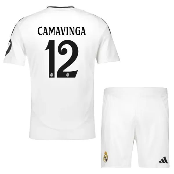 Real Madrid Eduardo Camavinga 12 Hjemmebanetrøje Barn 24/25