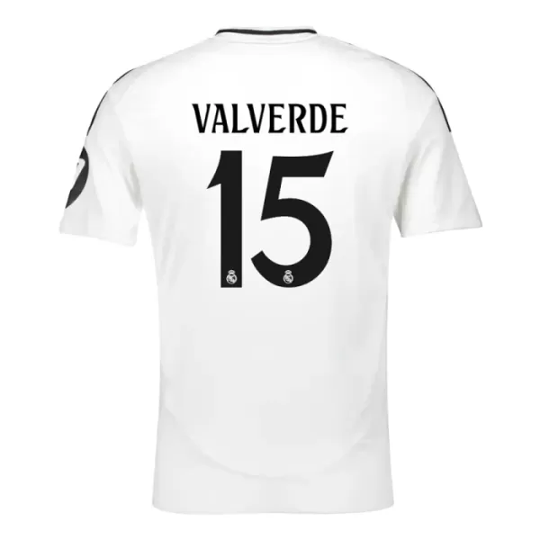 Real Madrid Federico Valverde 15 Hjemmebanetrøje 24/25