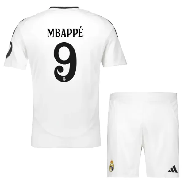 Real Madrid Kylian Mbappé 9 Hjemmebanetrøje Barn 24/25