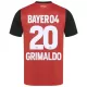 Bayer 04 Leverkusen Alejandro Grimaldo 20 Hjemmebanetrøje 24/25