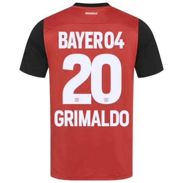 Bayer 04 Leverkusen Alejandro Grimaldo 20 Hjemmebanetrøje Barn 24/25