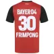 Bayer 04 Leverkusen Jeremie Frimpong 30 Hjemmebanetrøje 24/25
