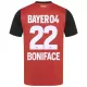 Bayer 04 Leverkusen Victor Boniface 22 Hjemmebanetrøje 24/25