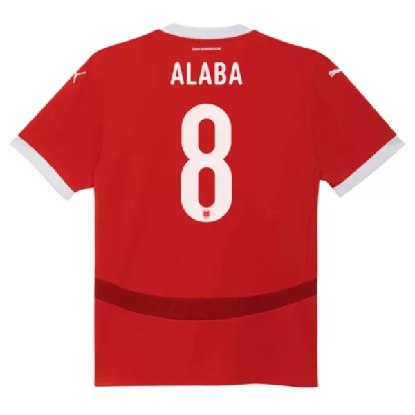 Østrig David Alaba 8 Hjemmebanetrøje EM 2024