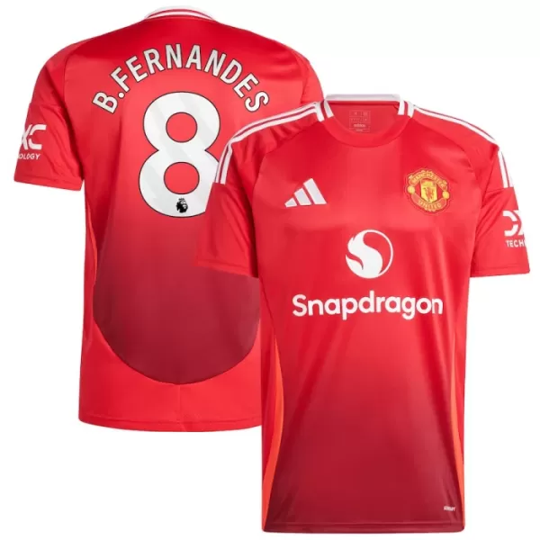 Manchester United Bruno Fernandes 8 Hjemmebanetrøje 24/25