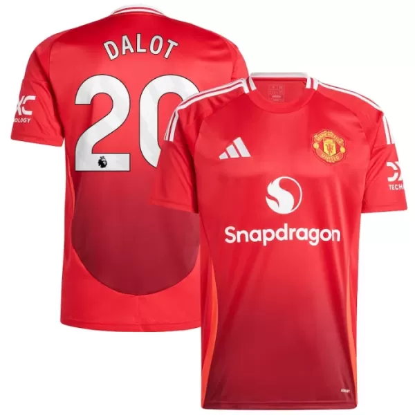 Manchester United Dalot 20 Hjemmebanetrøje 24/25