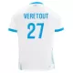 Olympique Marseille Veretout 27 Hjemmebanetrøje 24/25