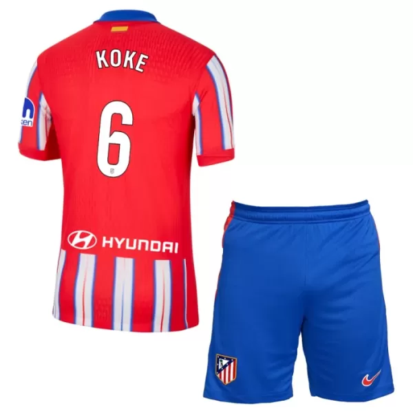 Atlético Madrid Koke 6 Hjemmebanetrøje Barn 24/25