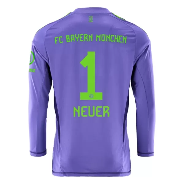 FC Bayern München Manuel Neuer 1 Målmand Udebanetrøje 24/25