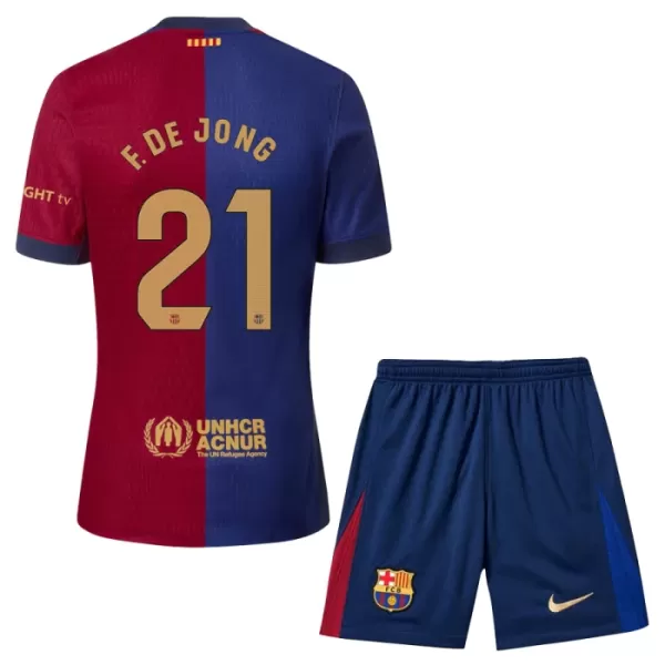 FC Barcelona Frenkie de Jong 21 Hjemmebanetrøje Barn 24/25