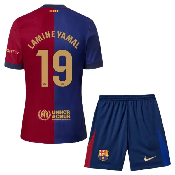 FC Barcelona Lamine Yamal 19 Hjemmebanetrøje Barn 24/25